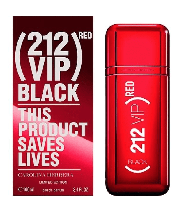Fragancias Carolina Herrera CH 212 VIP Black Red For Men EDP 100ml Spray