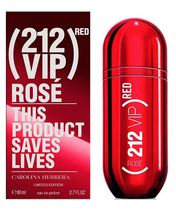 Fragancias Carolina Herrera CH 212 VIP Rose Red For Women EDP 80ml Spray